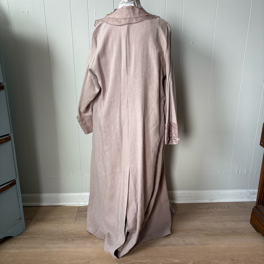 Vintage Tiar Bellomo Linen Blend Dress and Duster Set - Picture 6 of 16